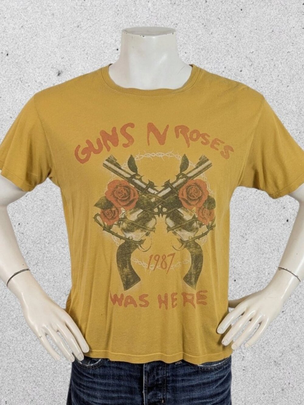 Womens DAYDREAMER T Shirt Size Medium Guns N Roses Made in the USA (FLAWED) Tee